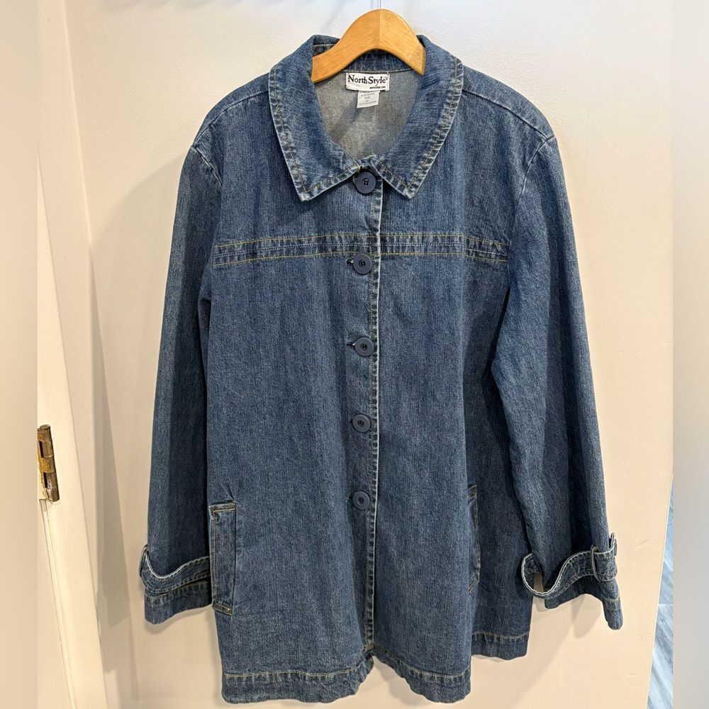 NorthStyle Women's Classic Blue Jean Jacket